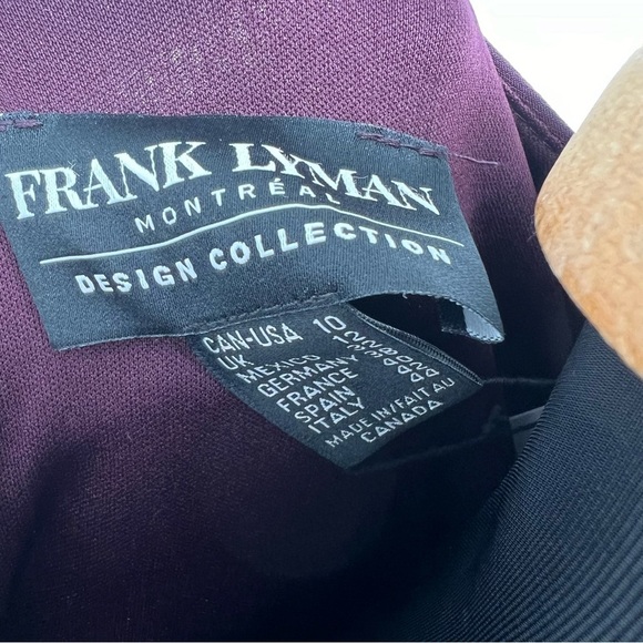 NWT Frank Lyman Women's‎ Wine Merlot Maroon Dress Style 31029 SZ 10 - Picture 5 of 16